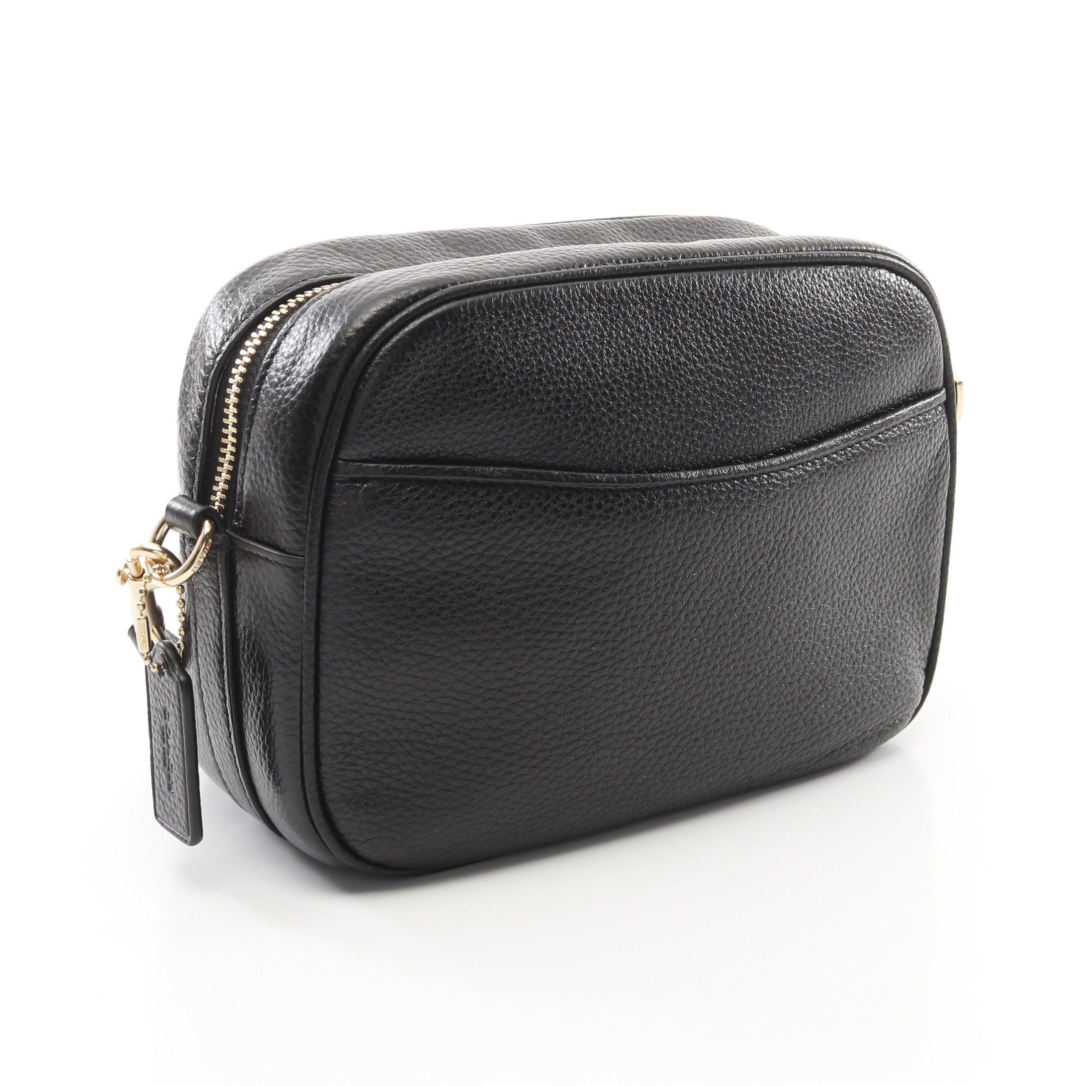 Coach Coach Dempsey Camera Bag With Patch Shoulder Leather Black Size ONE SIZE - 2 Thumbnail