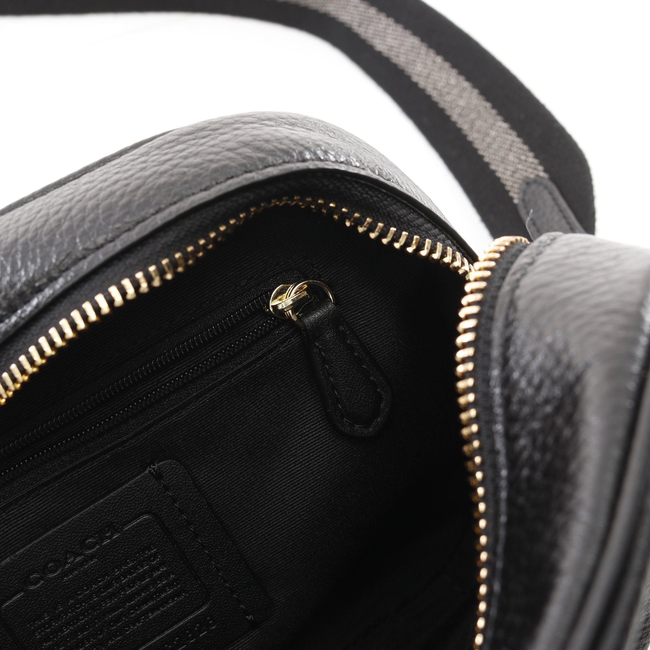 Coach Coach Dempsey Camera Bag With Patch Shoulder Leather Black Size ONE SIZE - 8 Thumbnail