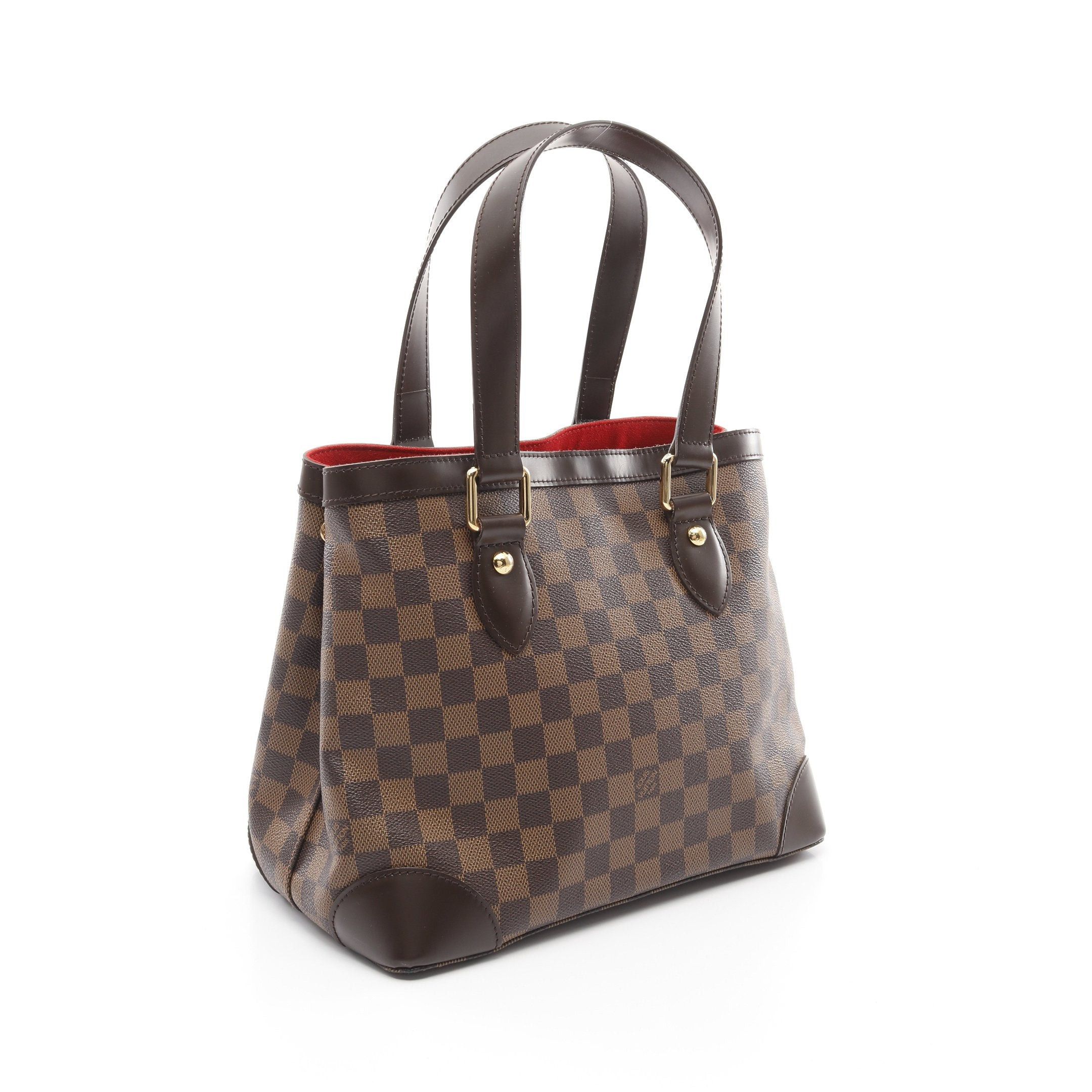 Louis Vuitton Louis Vuitton Hampstead Pm Damier Ebene Handbag Tote Bag Leather Brown Size ONE SIZE - 2 Thumbnail