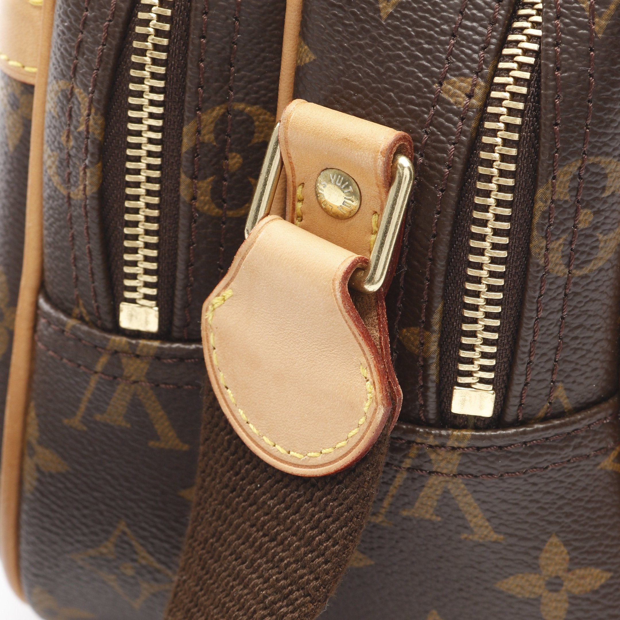 Louis Vuitton Louis Vuitton Reporter Pm Monogram Shoulder Bag Leather Brown Size ONE SIZE - 8 Thumbnail