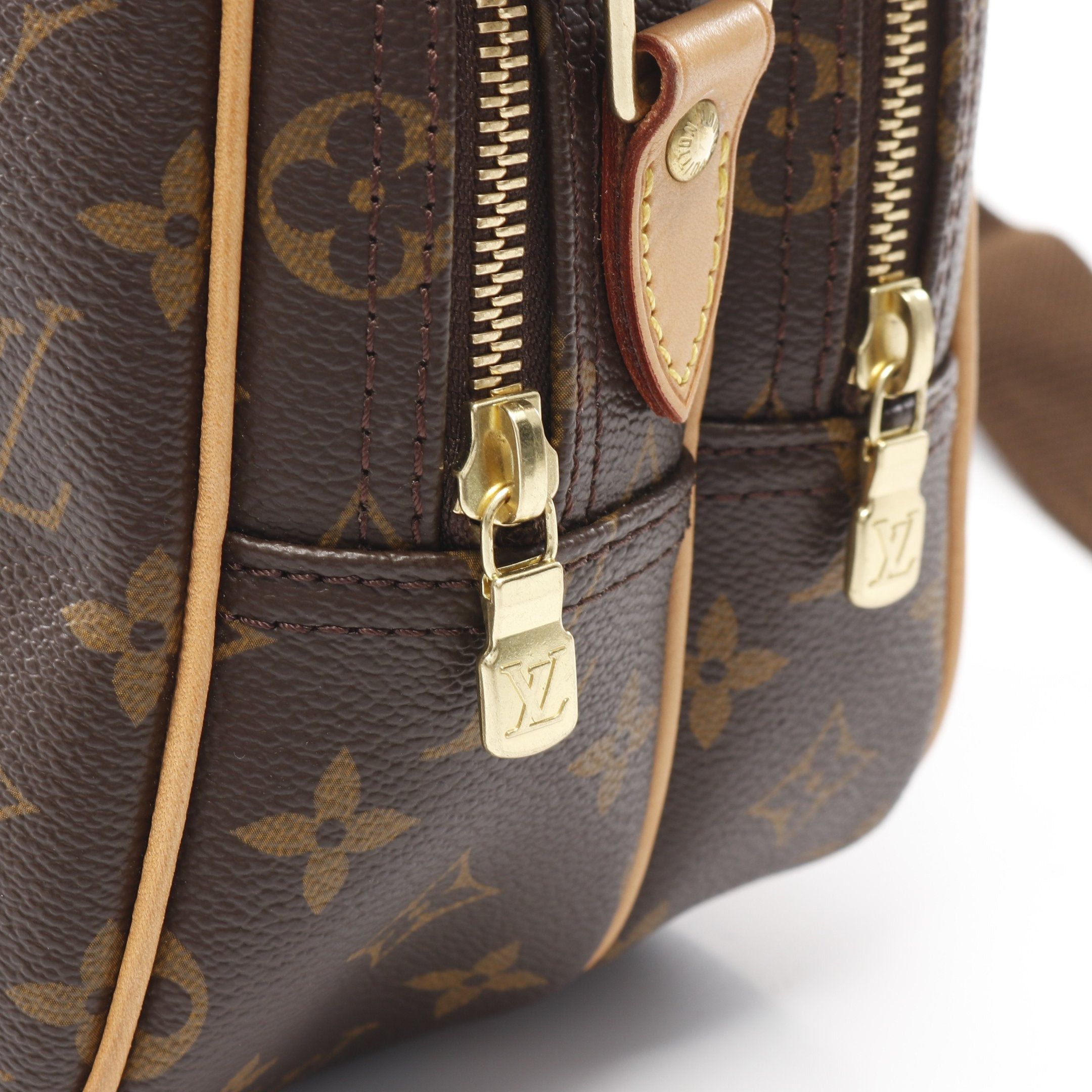 Louis Vuitton Louis Vuitton Reporter Pm Monogram Shoulder Bag Leather Brown Size ONE SIZE - 9 Thumbnail