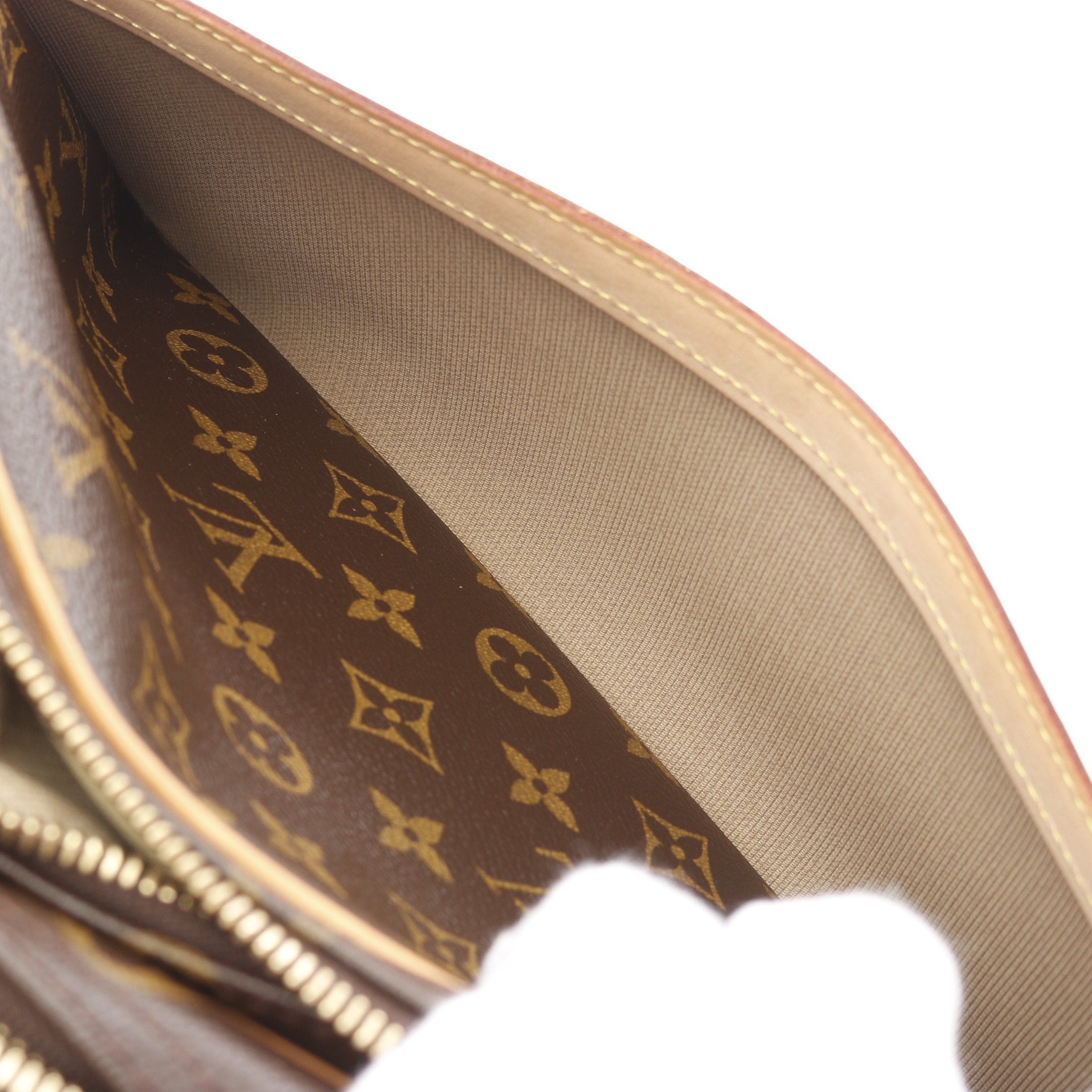 Louis Vuitton Louis Vuitton Reporter Pm Monogram Shoulder Bag Leather Brown Size ONE SIZE - 10 Thumbnail