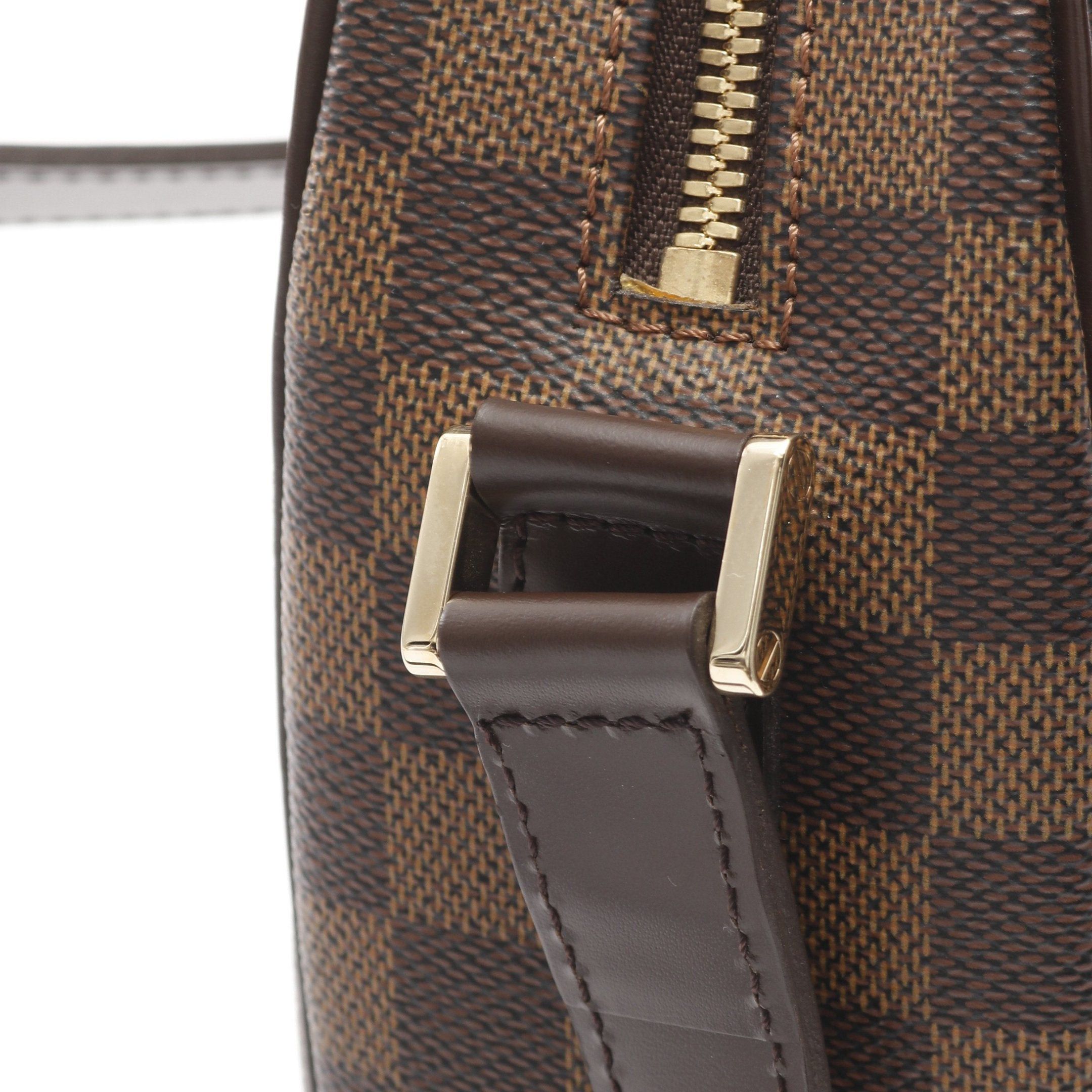 Louis Vuitton Louis Vuitton Ipanema Gm Damier Ebene Shoulder Bag Leather Brown Size ONE SIZE - 8 Thumbnail