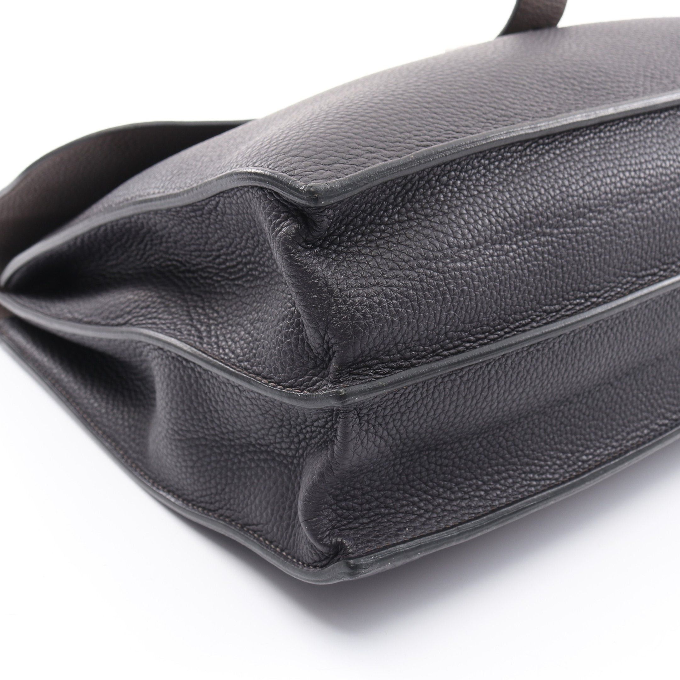 Hermes Hermes Sac Adepesh 38 Verso Business Bag Briefcase Togo Dark Purple Silver Hardware Stamp Size ONE SIZE - 7 Thumbnail