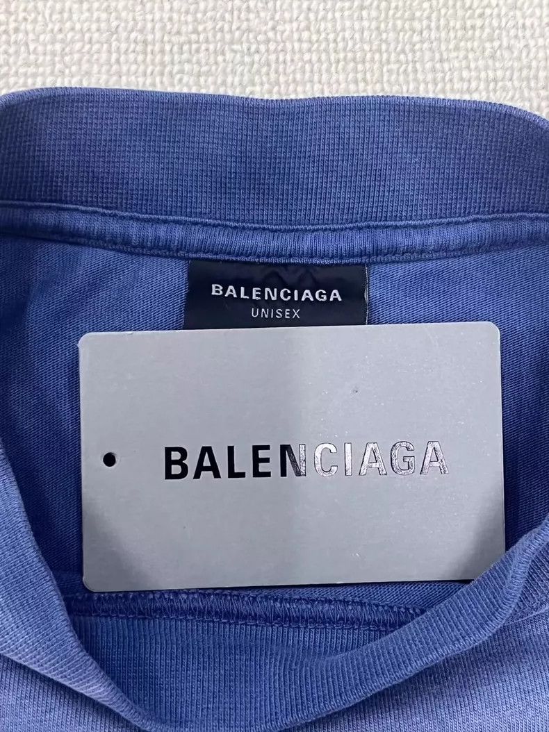 Balenciaga Balenciaga Letter Logo Embroidered Short Sleeve T-shirt-yf Size US L / EU 52-54 / 3 - 4 Thumbnail