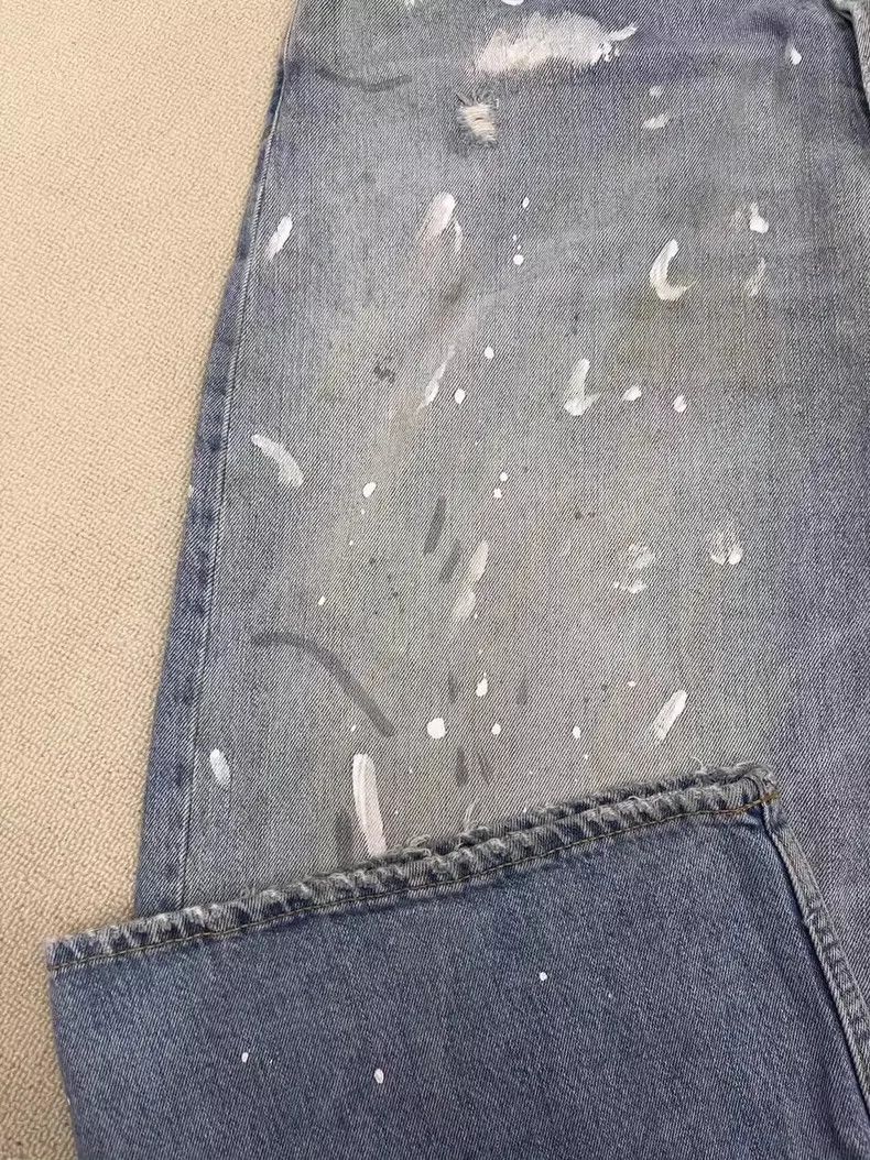 Acne Studios Acne Studios Light Blue Wide Leg Denim Pants-yf Size US 44 / EU 60 - 3 Thumbnail