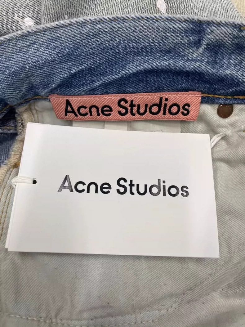 Acne Studios Acne Studios Light Blue Wide Leg Denim Pants-yf Size US 44 / EU 60 - 4 Thumbnail