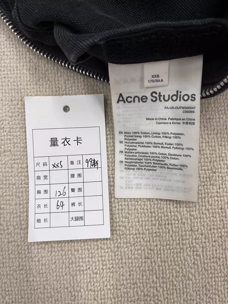 Acne Studios Acne Studios Loose Wash Work Jacket-yf Size US XXS / EU 40 - 5 Thumbnail