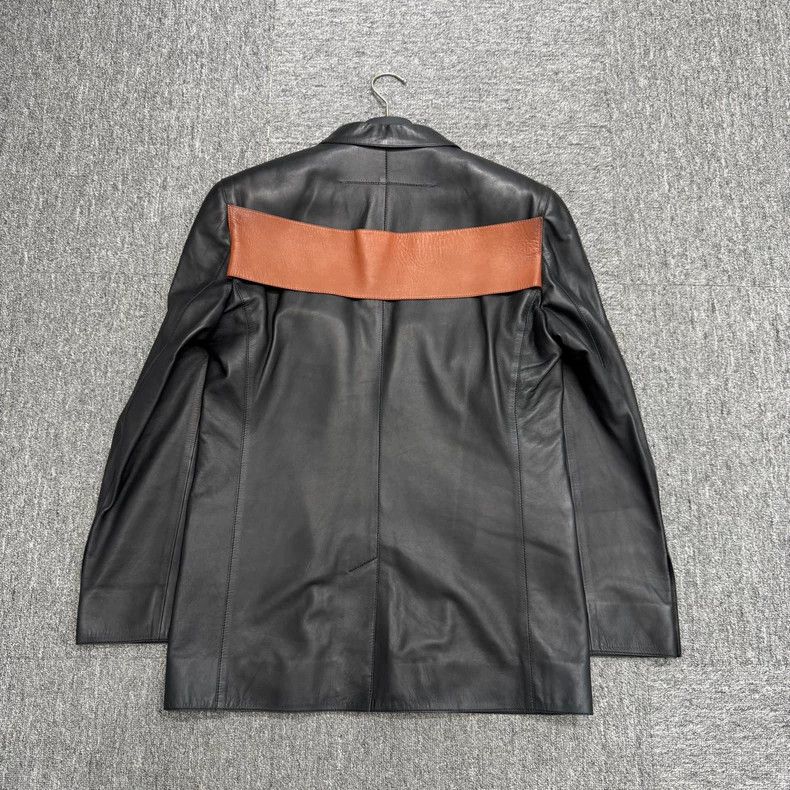 Givenchy Givenchy Leather Blazer Jacket Size 50-yf Size US L / EU 52-54 / 3 - 2 Thumbnail