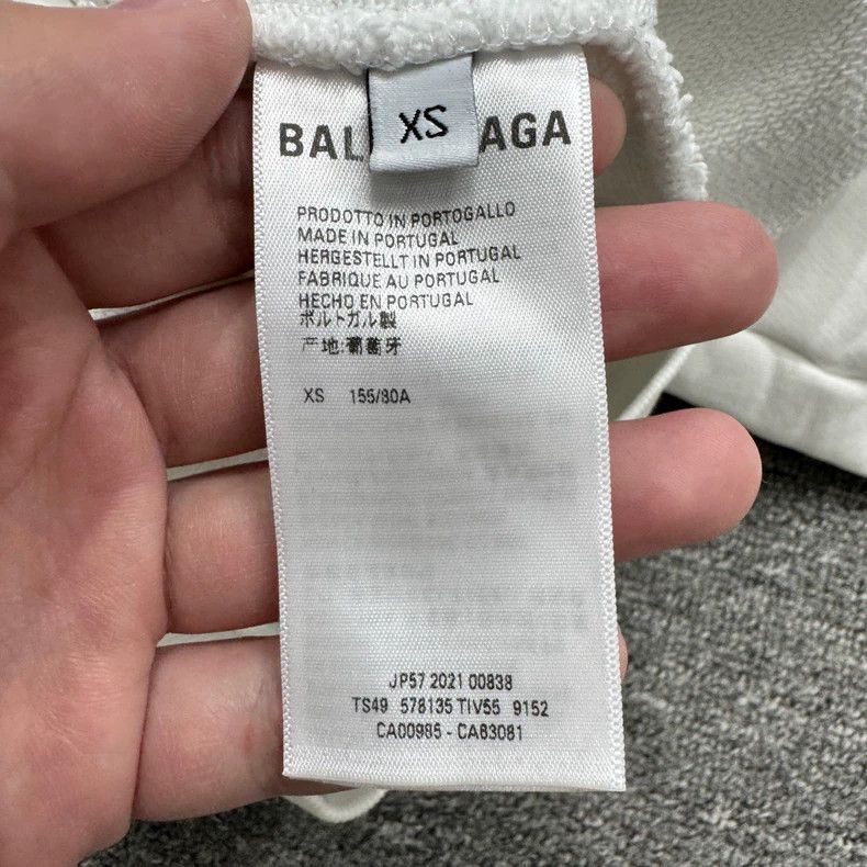 Balenciaga Balenciaga Letter Print Hooded Sweatshirt-yf Size US XS / EU 42 / 0 - 4 Thumbnail