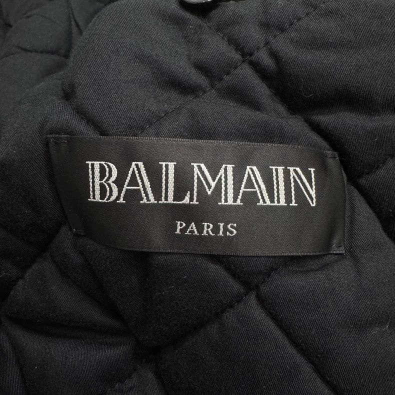 Balmain Balmain Leather Jacket with Hooded Design-yf Size US L / EU 52-54 / 3 - 4 Thumbnail