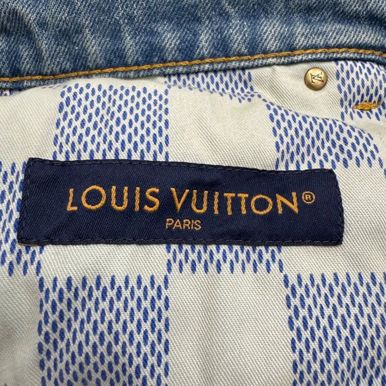Louis Vuitton Water-Washed Distressed Jeans-yf