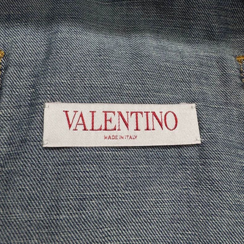 Valentino Valentino Denim and Leather Shirt-yf Size US XXL / EU 58 / 5 - 3 Thumbnail