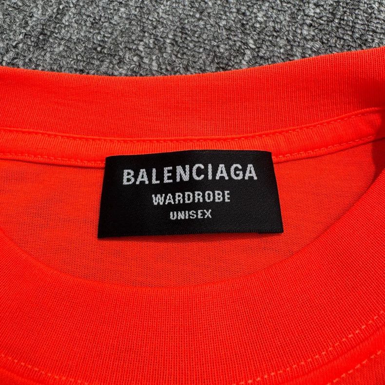 Balenciaga Balenciaga Orange Print Short Sleeve T-Shirt-yf Size US XS / EU 42 / 0 - 4 Thumbnail
