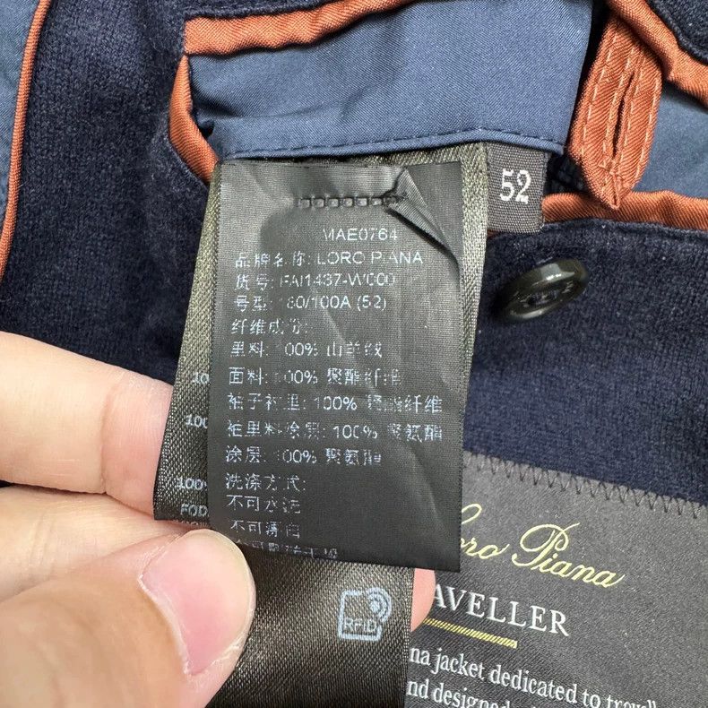 Loro Piana Loro Piana Navy Blue Jacket-yf Size US L / EU 52-54 / 3 - 4 Thumbnail