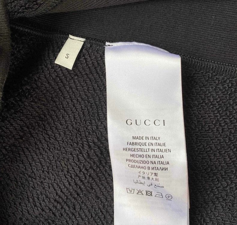 Gucci Gucci Teddy Bear Embroidered Cotton Sweatshirt-yf Size US S / EU 44-46 / 1 - 7 Thumbnail