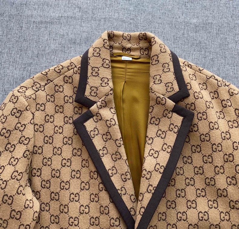 Gucci Gucci GG Print Button Coat for Men-yf Size US L / EU 52-54 / 3 - 4 Thumbnail