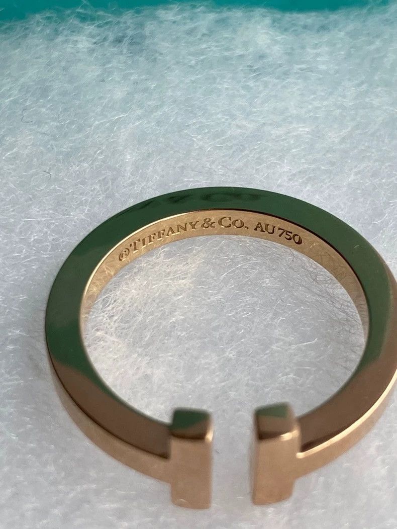 Tiffany & Co. Tiffany 18K Rose Gold Square Ring-yf Size ONE SIZE - 7 Thumbnail
