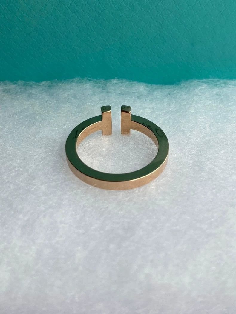 Tiffany & Co. Tiffany 18K Rose Gold Square Ring-yf Size ONE SIZE - 5 Thumbnail