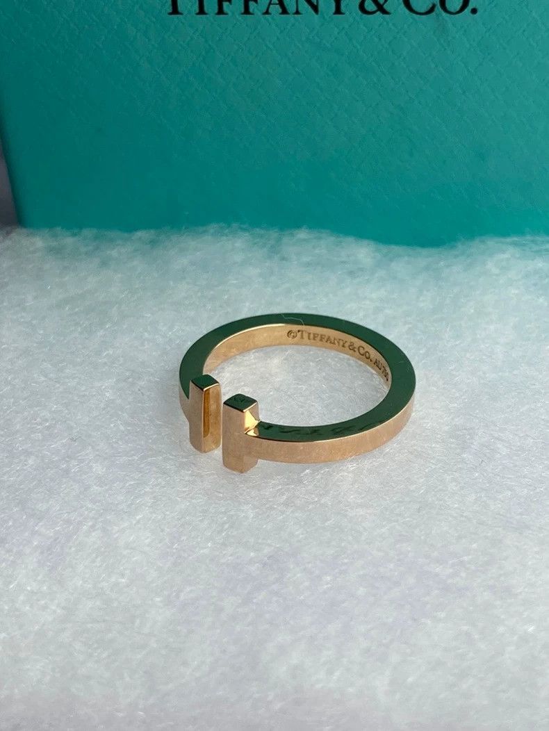 Tiffany & Co. Tiffany 18K Rose Gold Square Ring-yf Size ONE SIZE - 3 Thumbnail