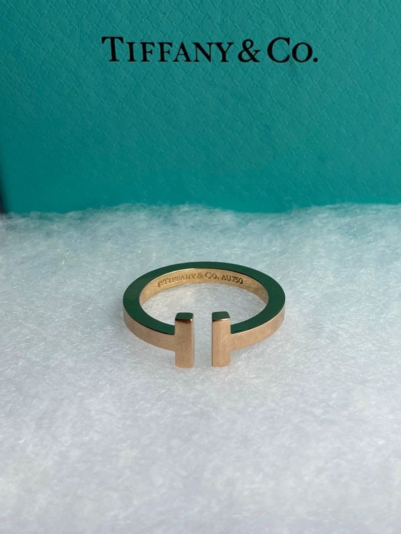 Tiffany & Co. Tiffany 18K Rose Gold Square Ring-yf Size ONE SIZE - 2 Thumbnail