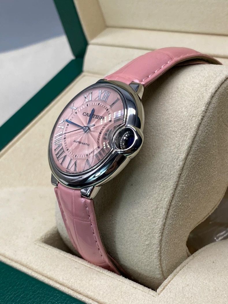 Cartier Cartier Ballon Bleu Pink Dial Automatic Watch-yf Size ONE SIZE - 3 Thumbnail