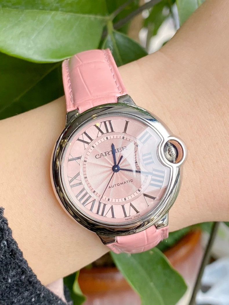 Cartier Cartier Ballon Bleu Pink Dial Automatic Watch-yf Size ONE SIZE - 8 Thumbnail
