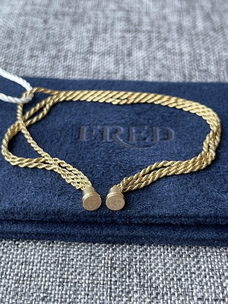 David Yurman 18k Gold Chain Bracelet by FRED-yf Size ONE SIZE - 3 Thumbnail