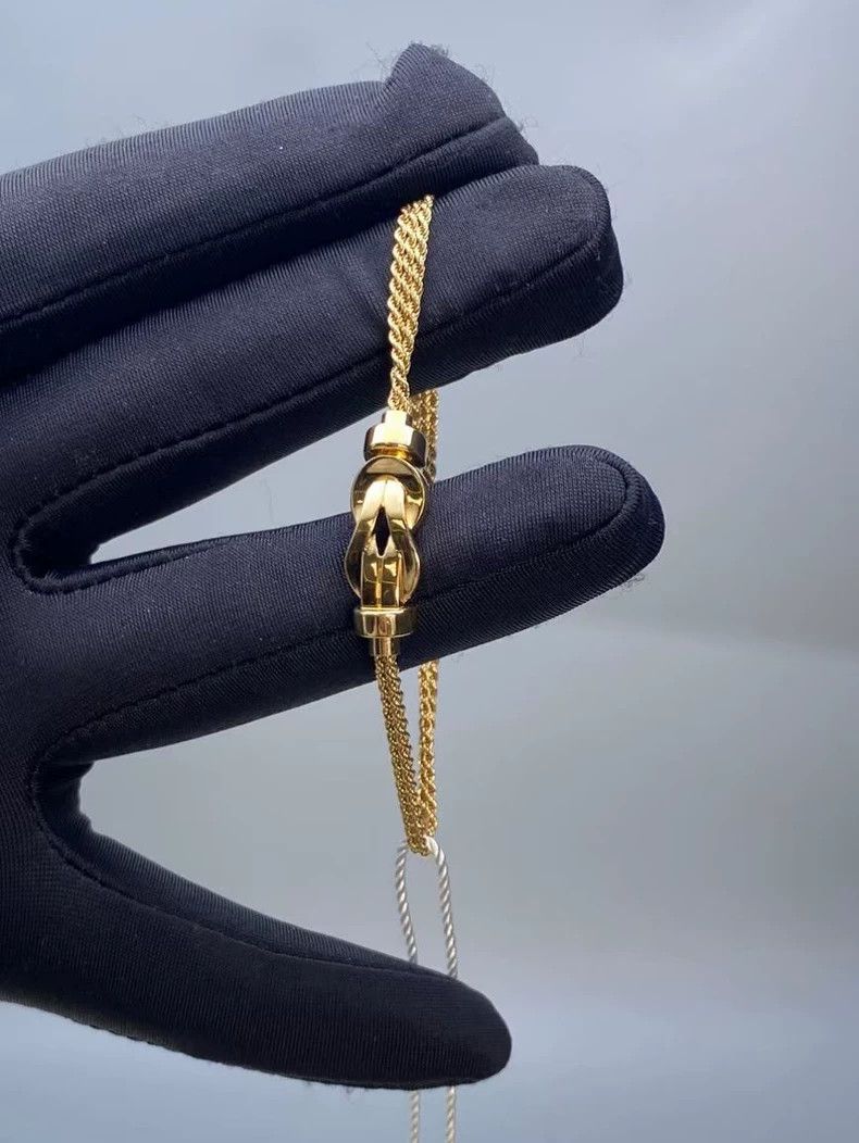 David Yurman 18k Gold Chain Bracelet by FRED-yf Size ONE SIZE - 5 Thumbnail