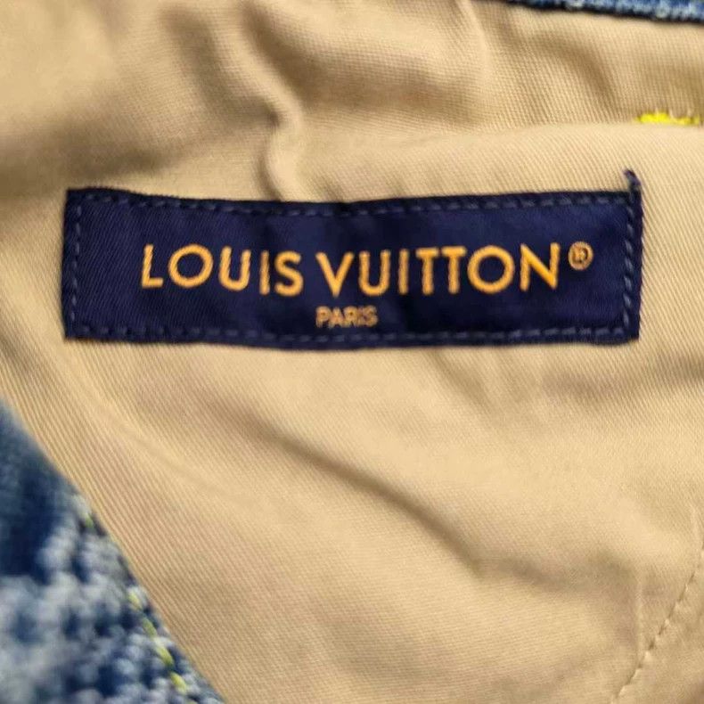 Louis Vuitton LV Louis Vuitton Checkered Logo Denim Pants-yf Size US 33 - 6 Thumbnail
