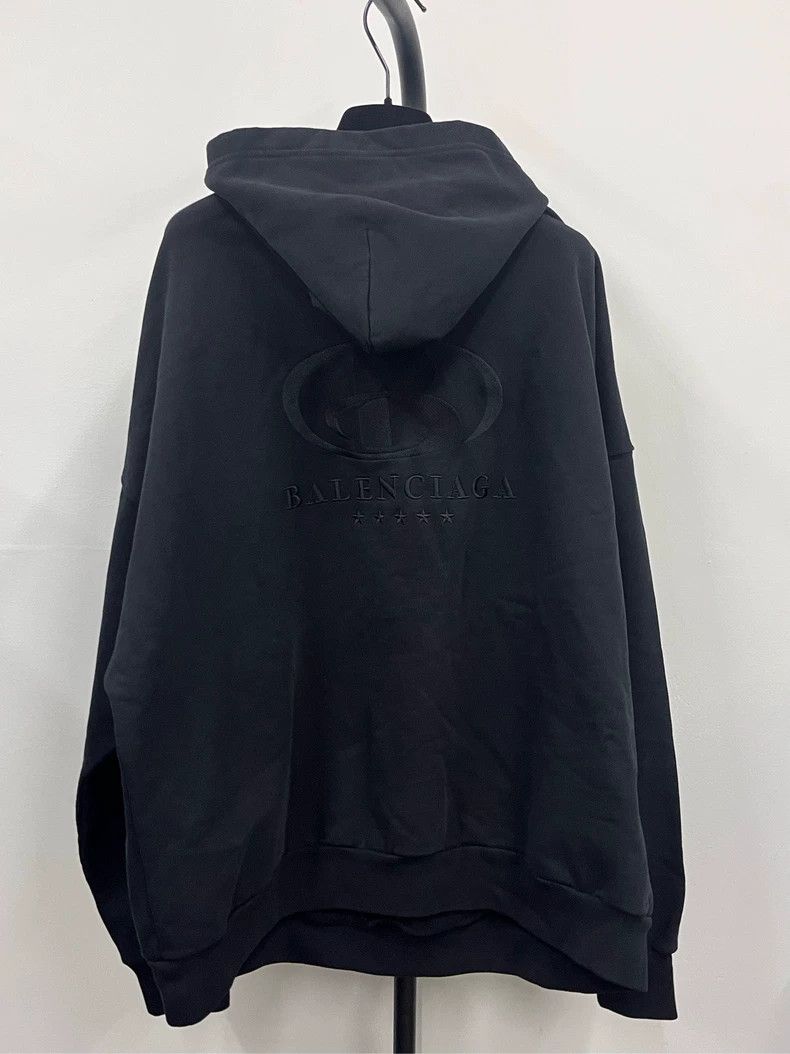 Balenciaga Balenciaga Logo Print Casual Long Sleeve Hoodie-yf Size US M / EU 48-50 / 2 - 2 Thumbnail