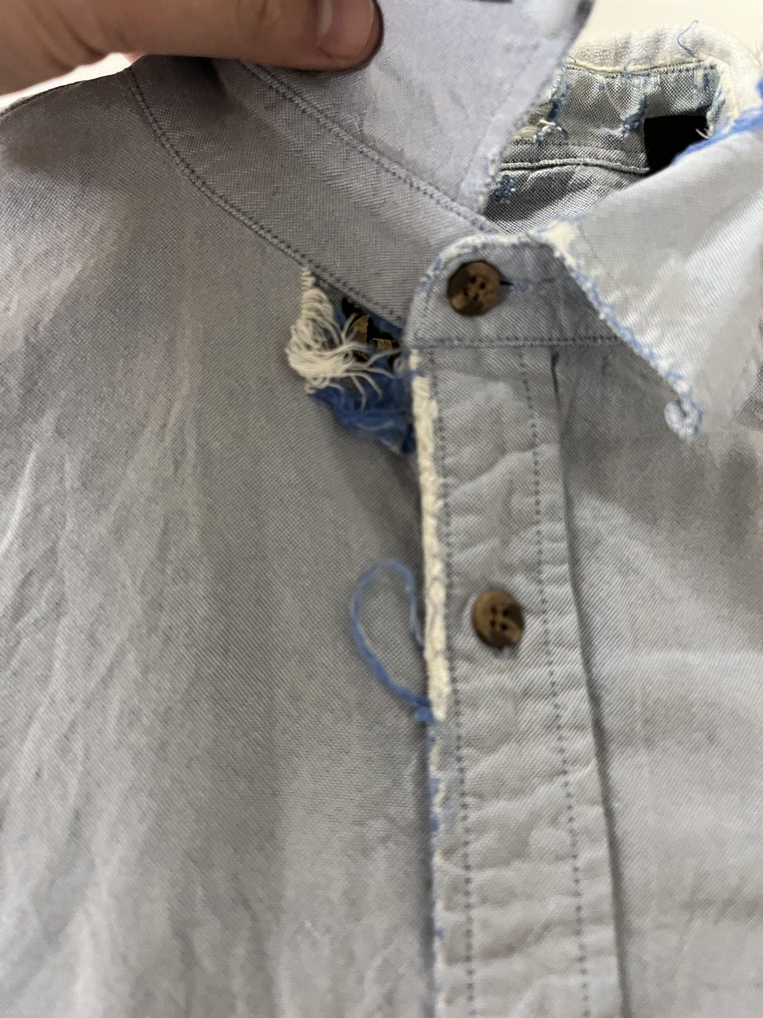 NASCAR × Vintage Vintage 80s/90s Rare Land Roveer Distressed Blue Button Down Size XL Size US XL / EU 56 / 4 - 4 Thumbnail