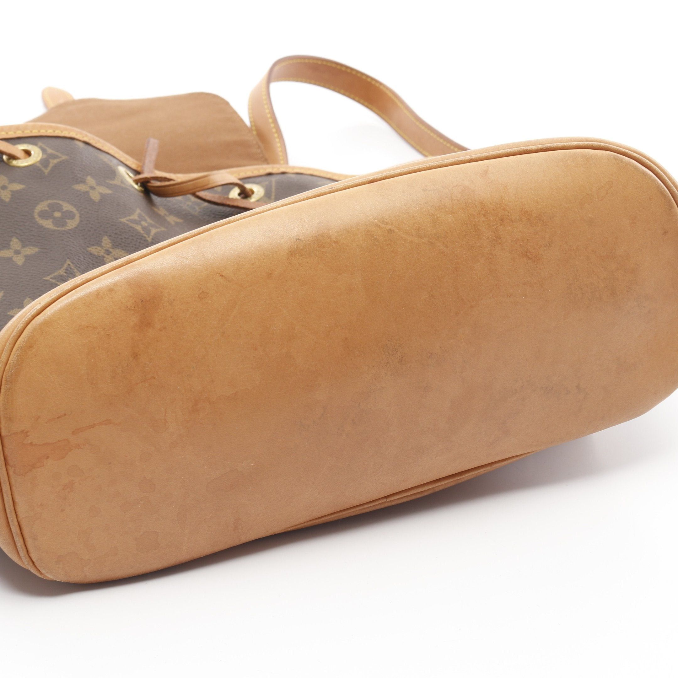 Louis Vuitton Louis Vuitton Montsouris Mm Monogram Backpack Rucksack Leather Brown Size ONE SIZE - 10 Thumbnail