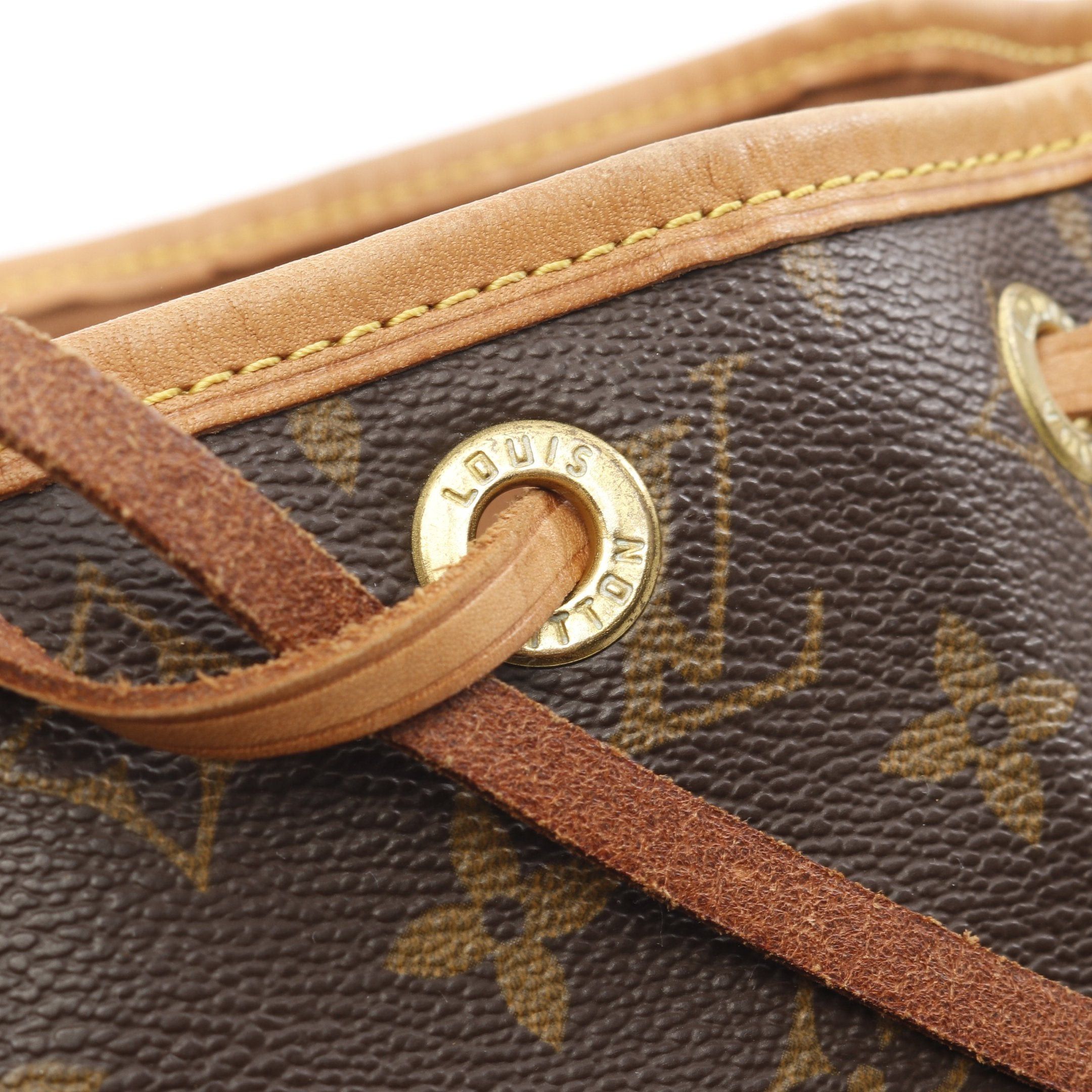 Louis Vuitton Louis Vuitton Montsouris Mm Monogram Backpack Rucksack Leather Brown Size ONE SIZE - 9 Thumbnail