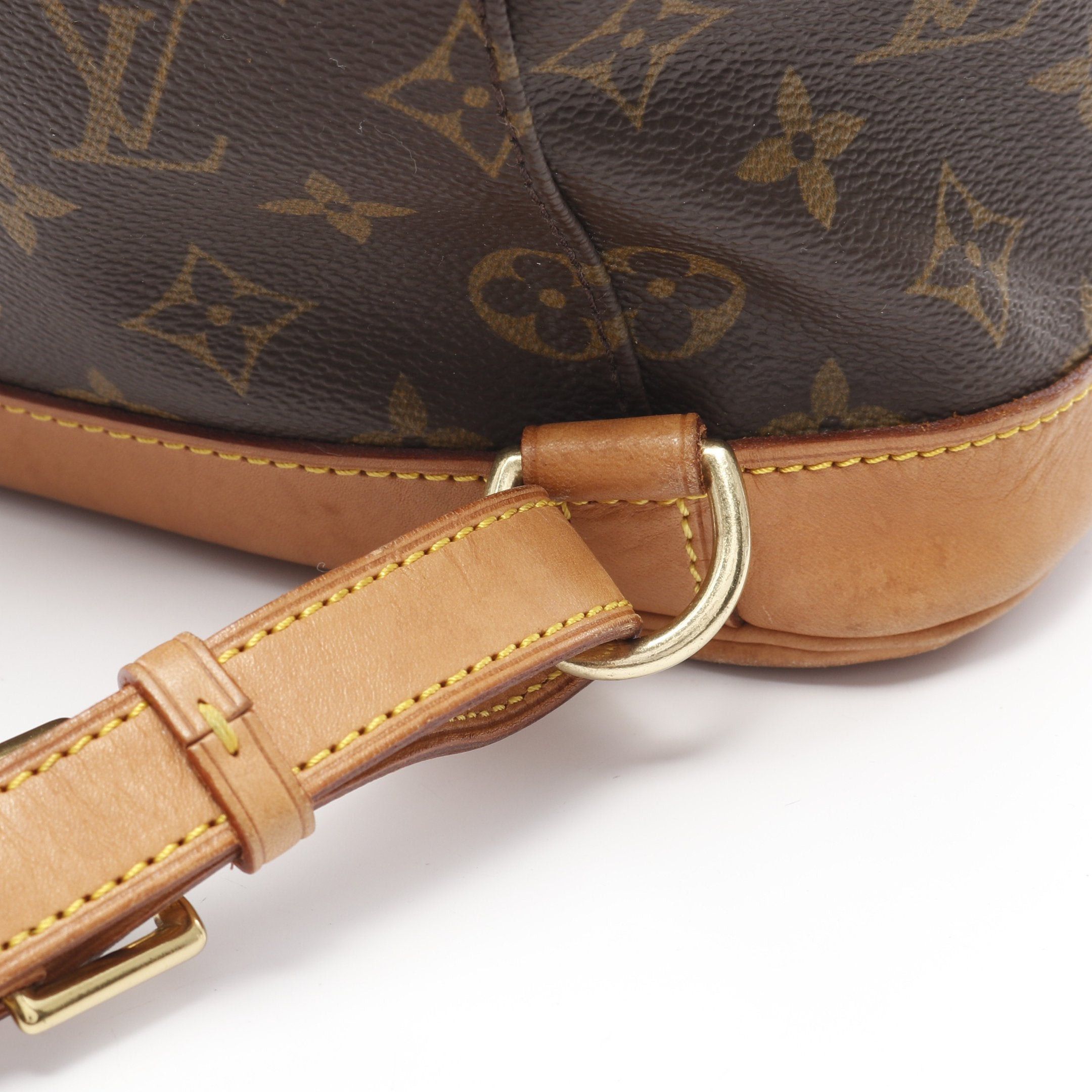 Louis Vuitton Louis Vuitton Montsouris Mm Monogram Backpack Rucksack Leather Brown Size ONE SIZE - 8 Thumbnail