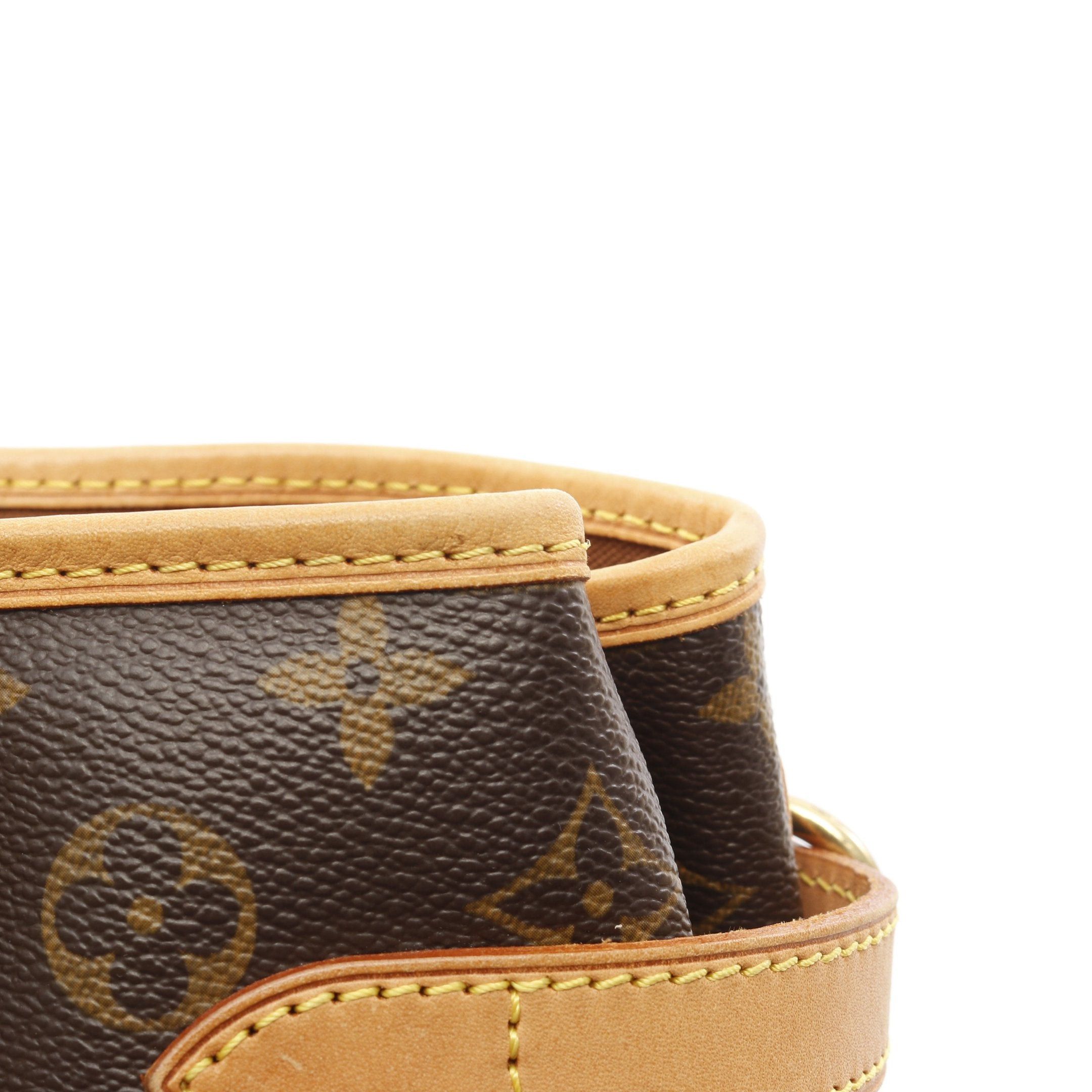 Louis Vuitton Louis Vuitton Batignolles Horizontal Monogram Shoulder Bag Leather Brown Size ONE SIZE - 9 Thumbnail