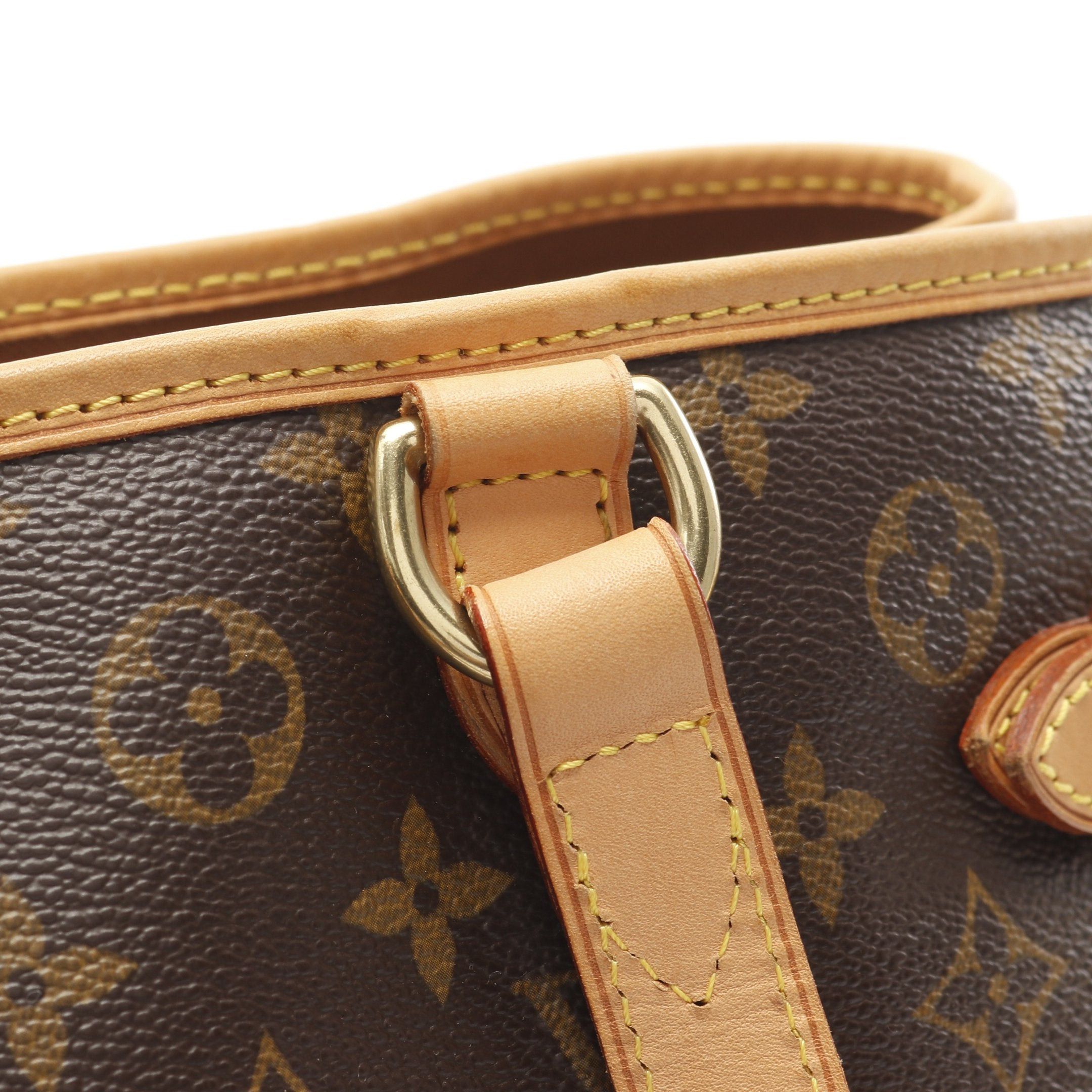 Louis Vuitton Louis Vuitton Batignolles Horizontal Monogram Shoulder Bag Leather Brown Size ONE SIZE - 8 Thumbnail