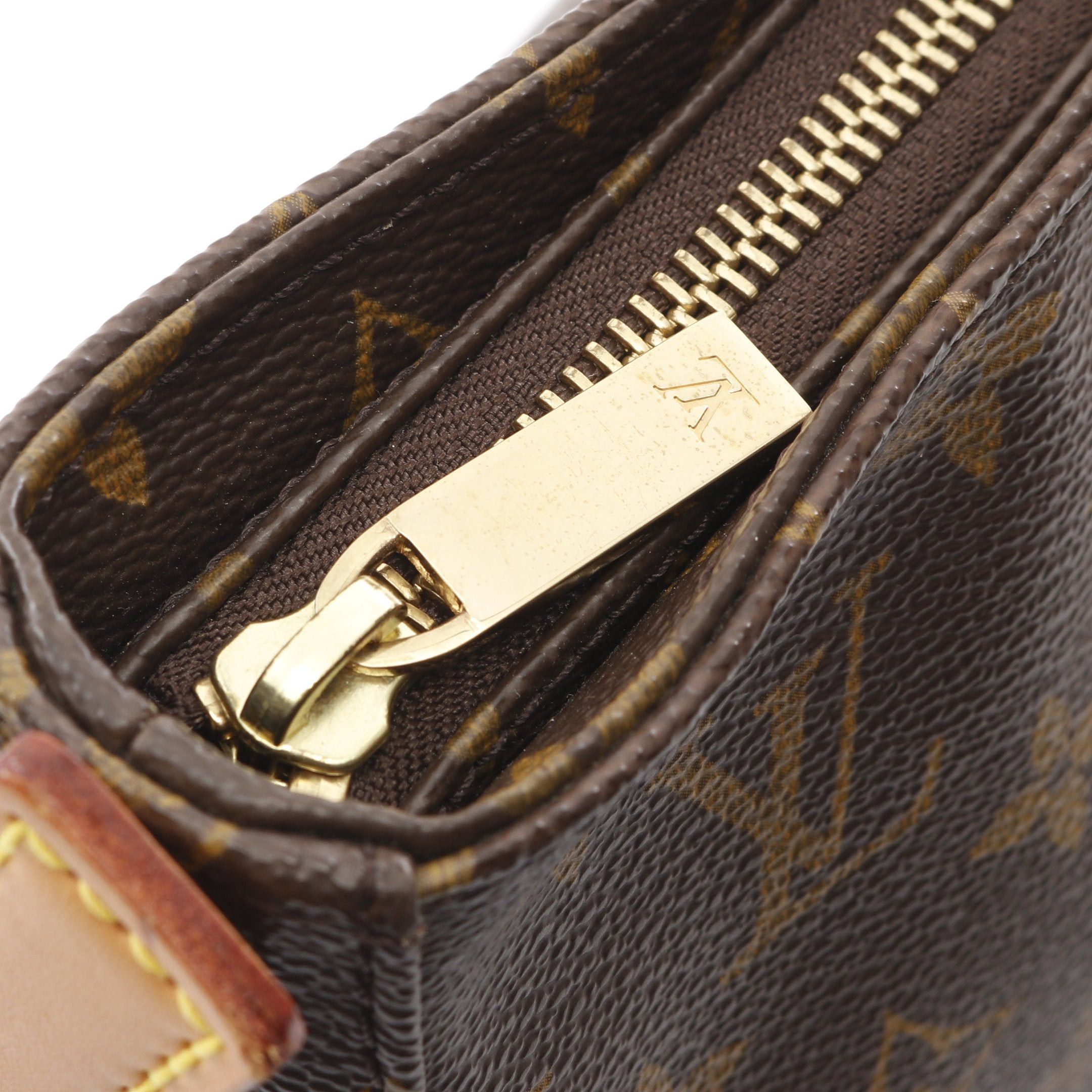Louis Vuitton Louis Vuitton Looping Mm Monogram Shoulder Bag Leather Brown Size ONE SIZE - 9 Thumbnail