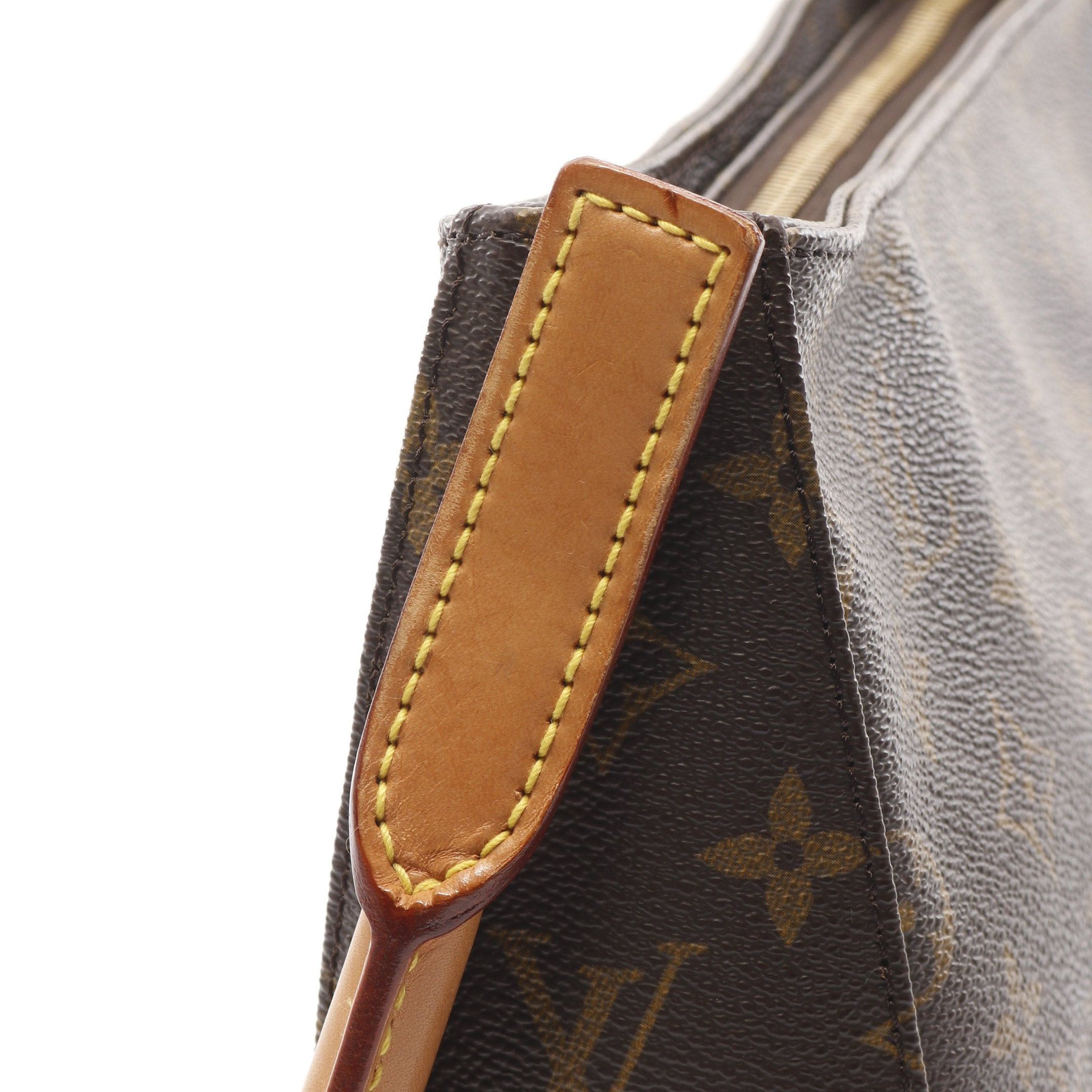 Louis Vuitton Louis Vuitton Looping Mm Monogram Shoulder Bag Leather Brown Size ONE SIZE - 8 Thumbnail