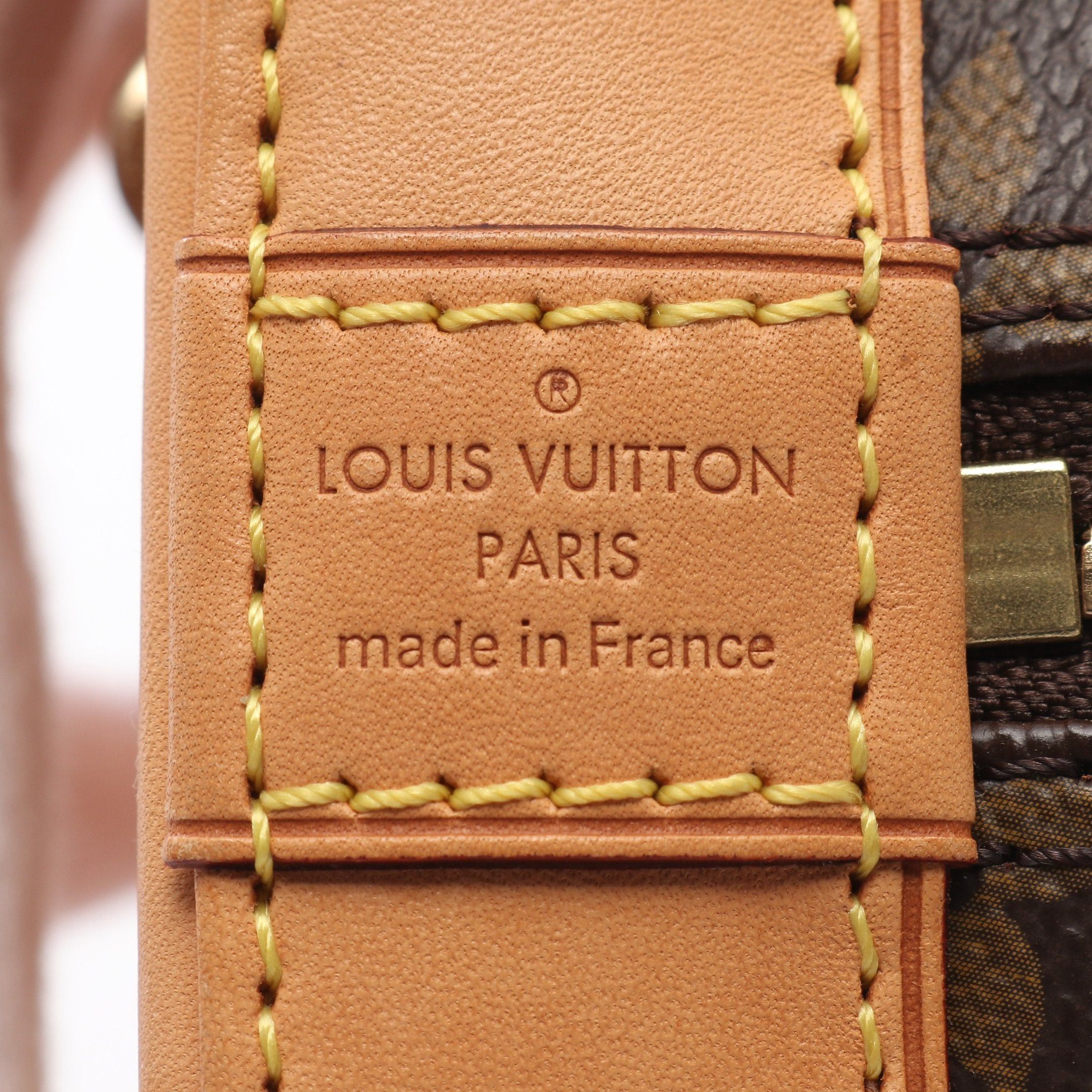 Louis Vuitton Louis Vuitton Alma Bb Monogram Handbag Leather Brown Size ONE SIZE - 4 Thumbnail