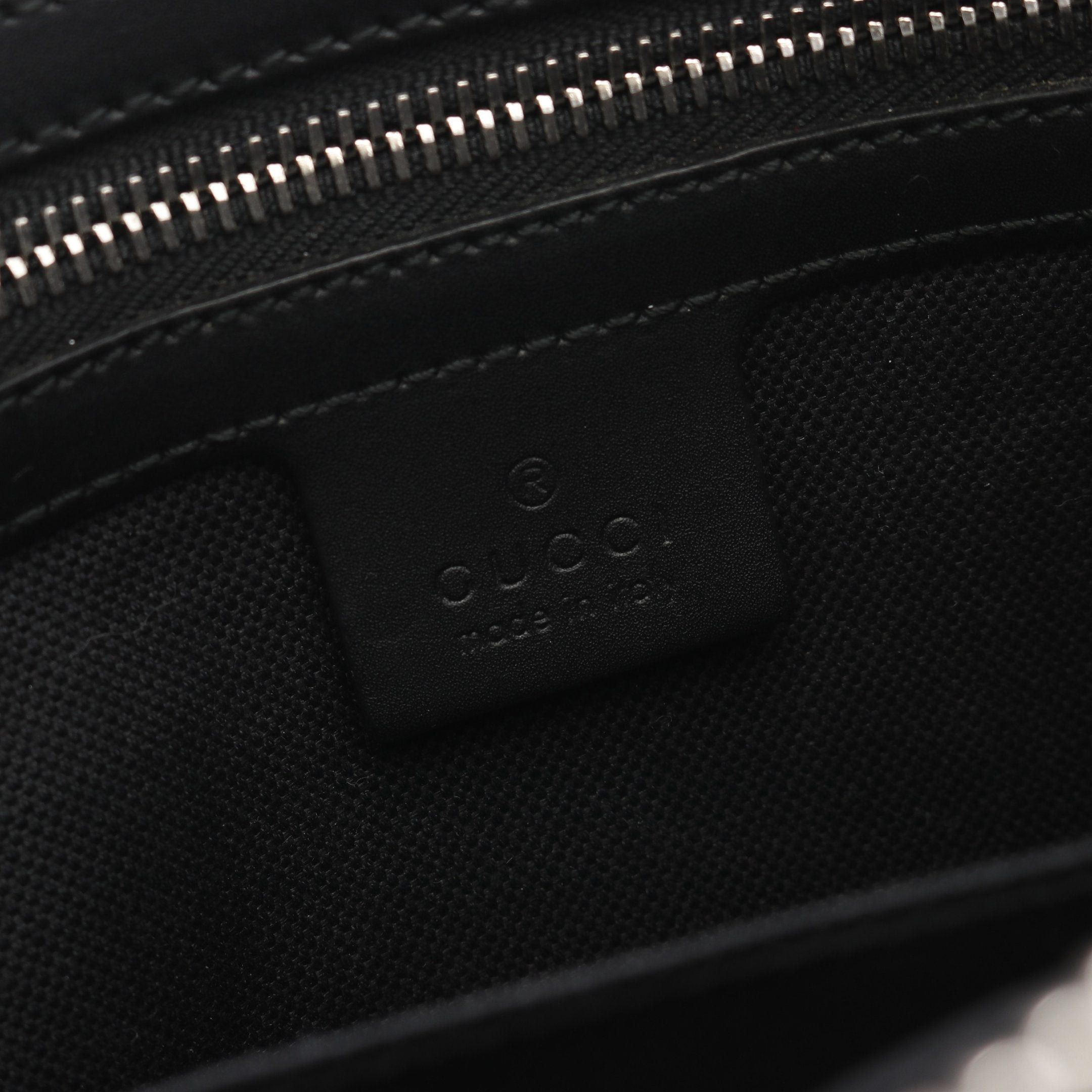 Gucci Gucci Soft Gg Supreme Sherry Line Waist Bag Body Leather Black Size ONE SIZE - 4 Thumbnail