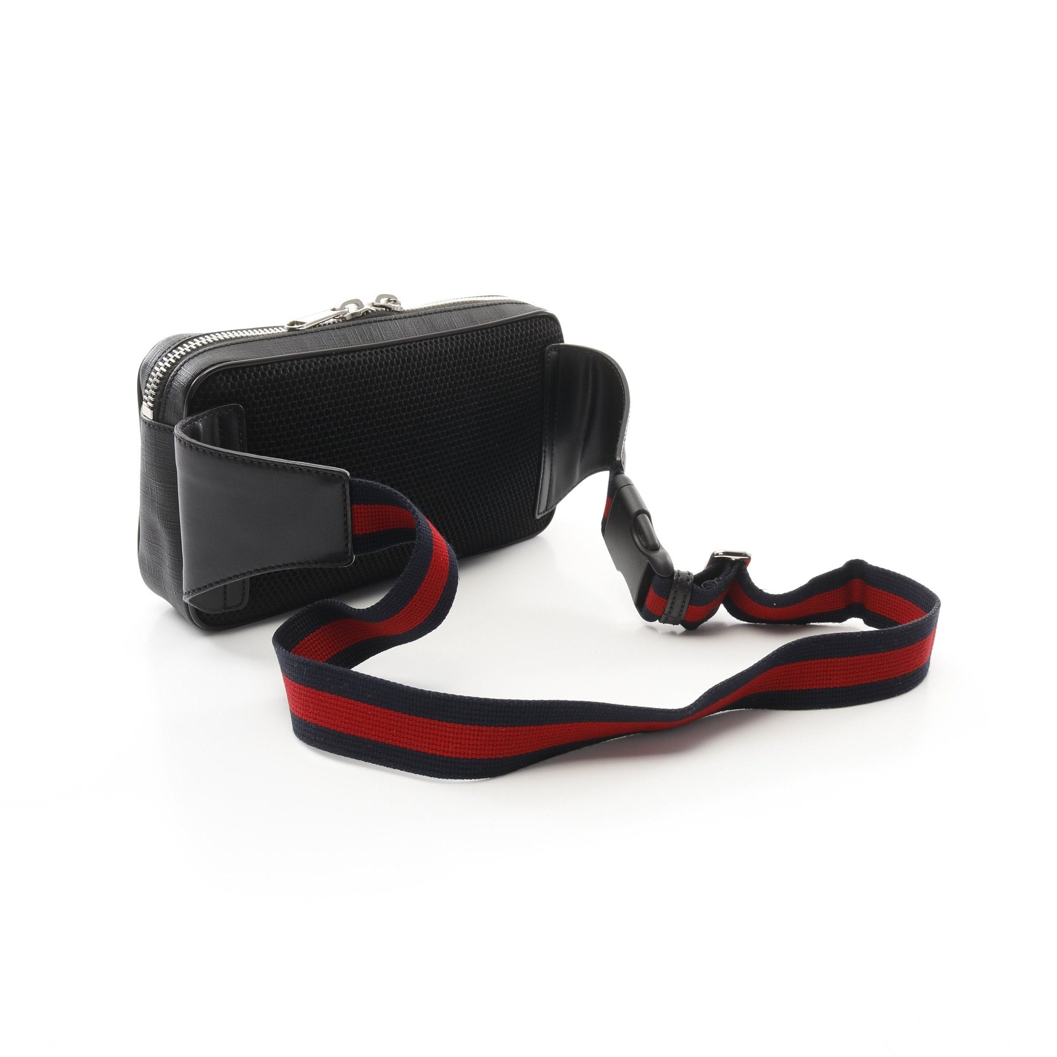 Gucci Gucci Soft Gg Supreme Sherry Line Waist Bag Body Leather Black Size ONE SIZE - 2 Thumbnail