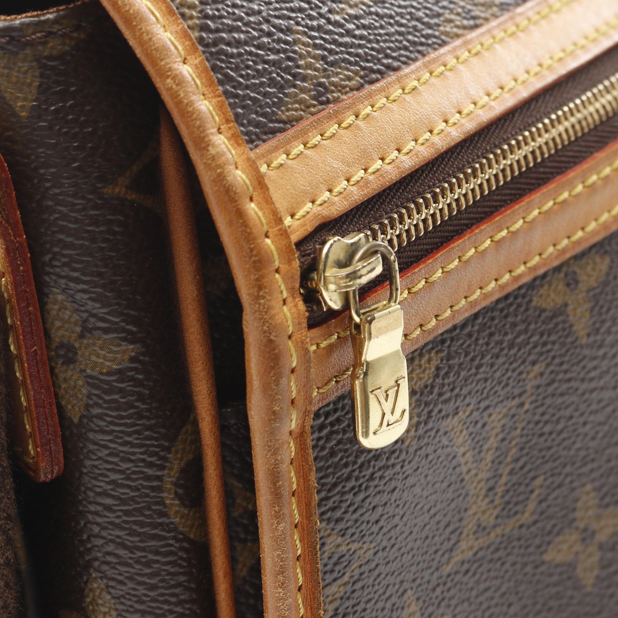 Louis Vuitton Louis Vuitton Messenger Pm Bosforo Monogram Shoulder Bag Leather Brown Size ONE SIZE - 9 Thumbnail