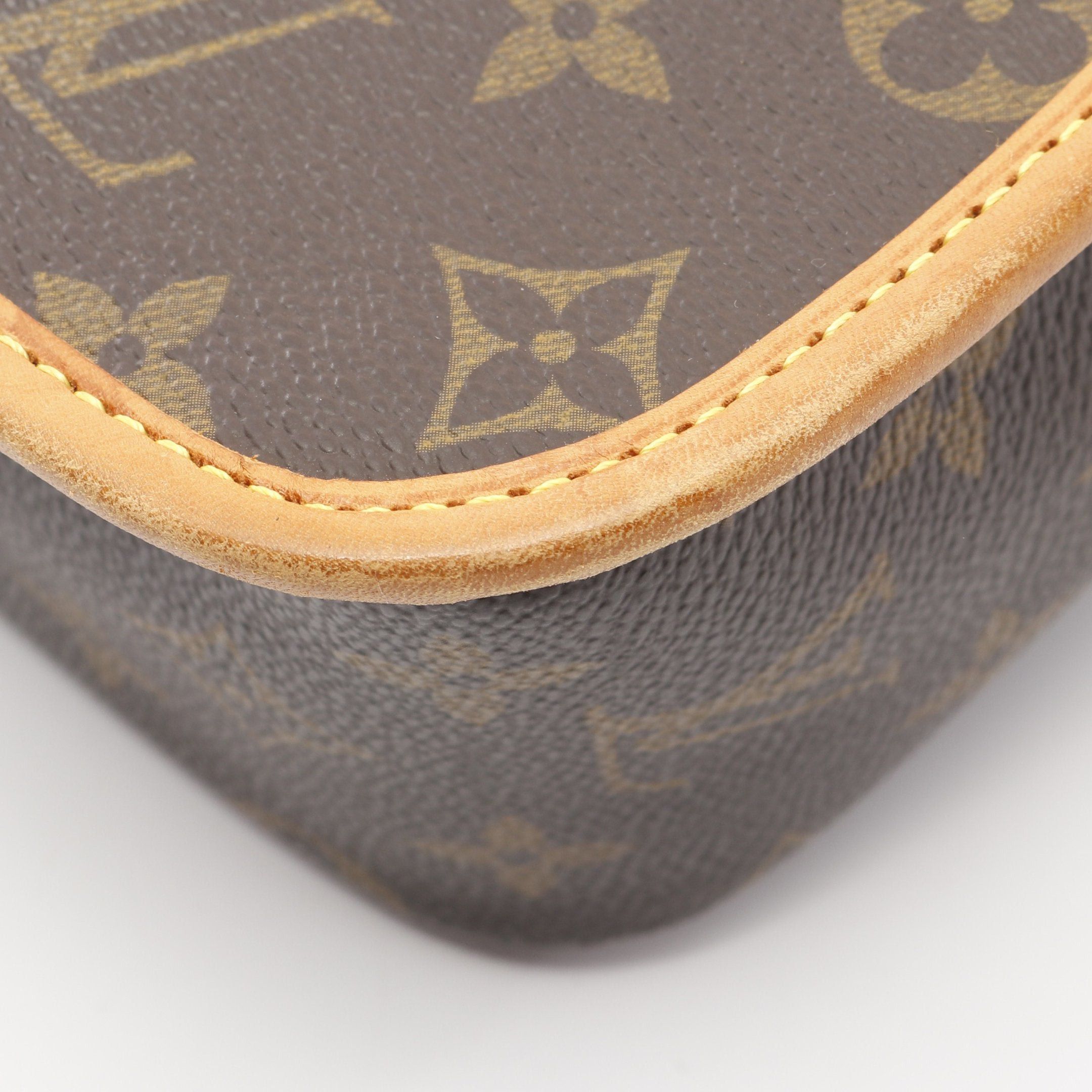 Louis Vuitton Louis Vuitton Sologne Monogram Shoulder Bag Leather Brown Size ONE SIZE - 7 Thumbnail