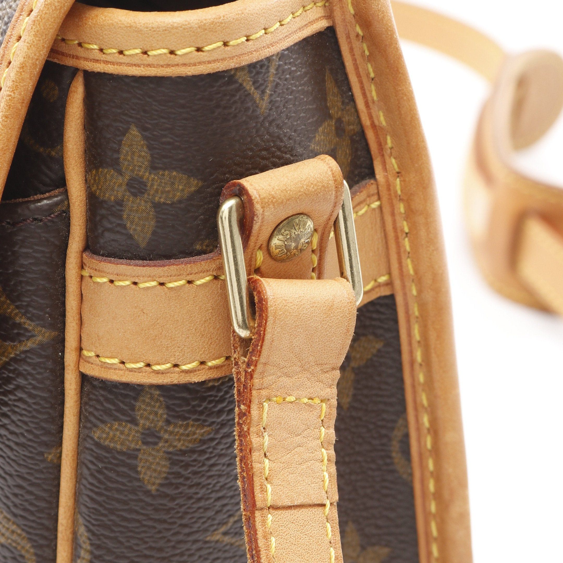 Louis Vuitton Louis Vuitton Sologne Monogram Shoulder Bag Leather Brown Size ONE SIZE - 9 Thumbnail