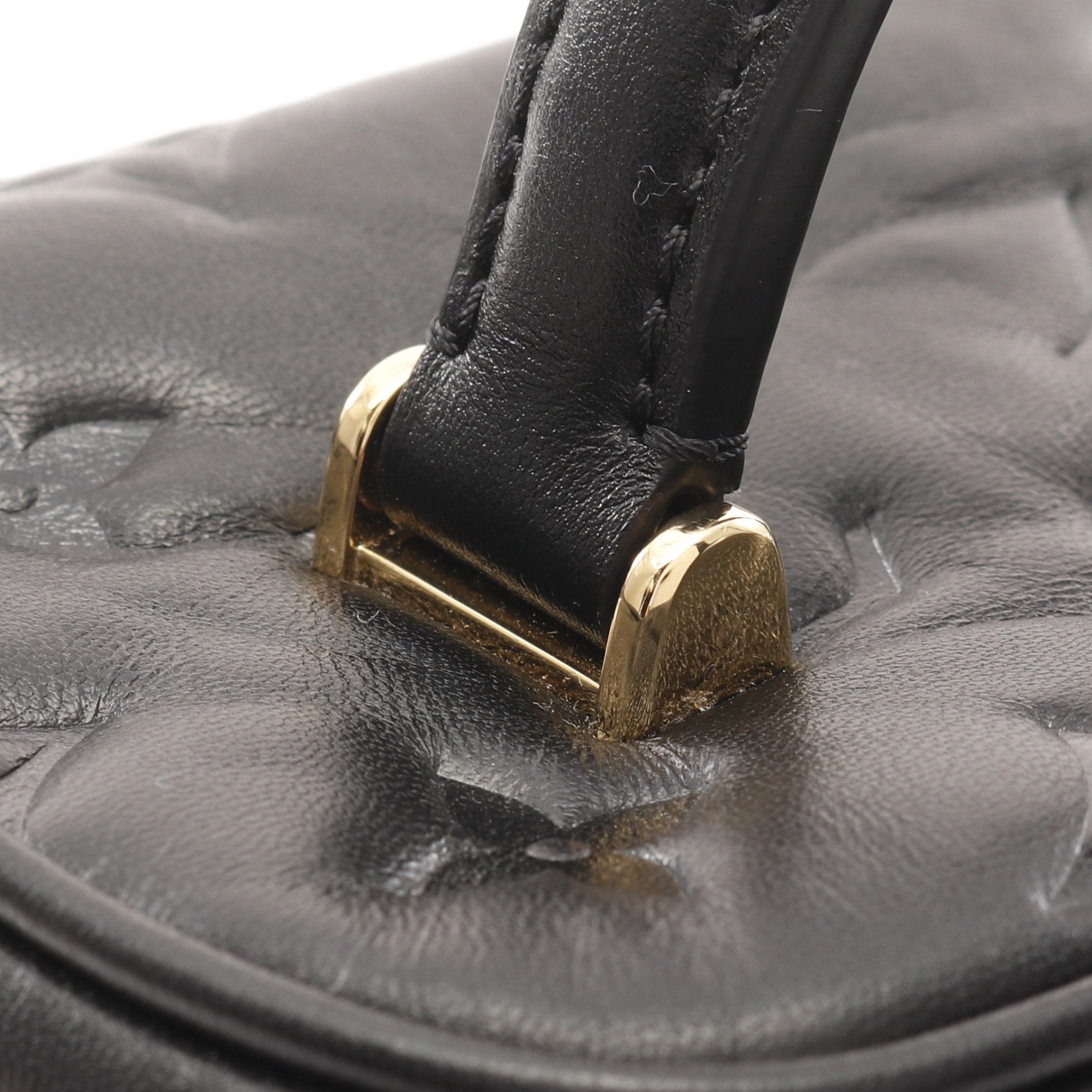 Louis Vuitton Louis Vuitton Vanity Coussin Pm Monogram Noir Handbag Bag Lamb Leather Black Size ONE SIZE - 6 Thumbnail