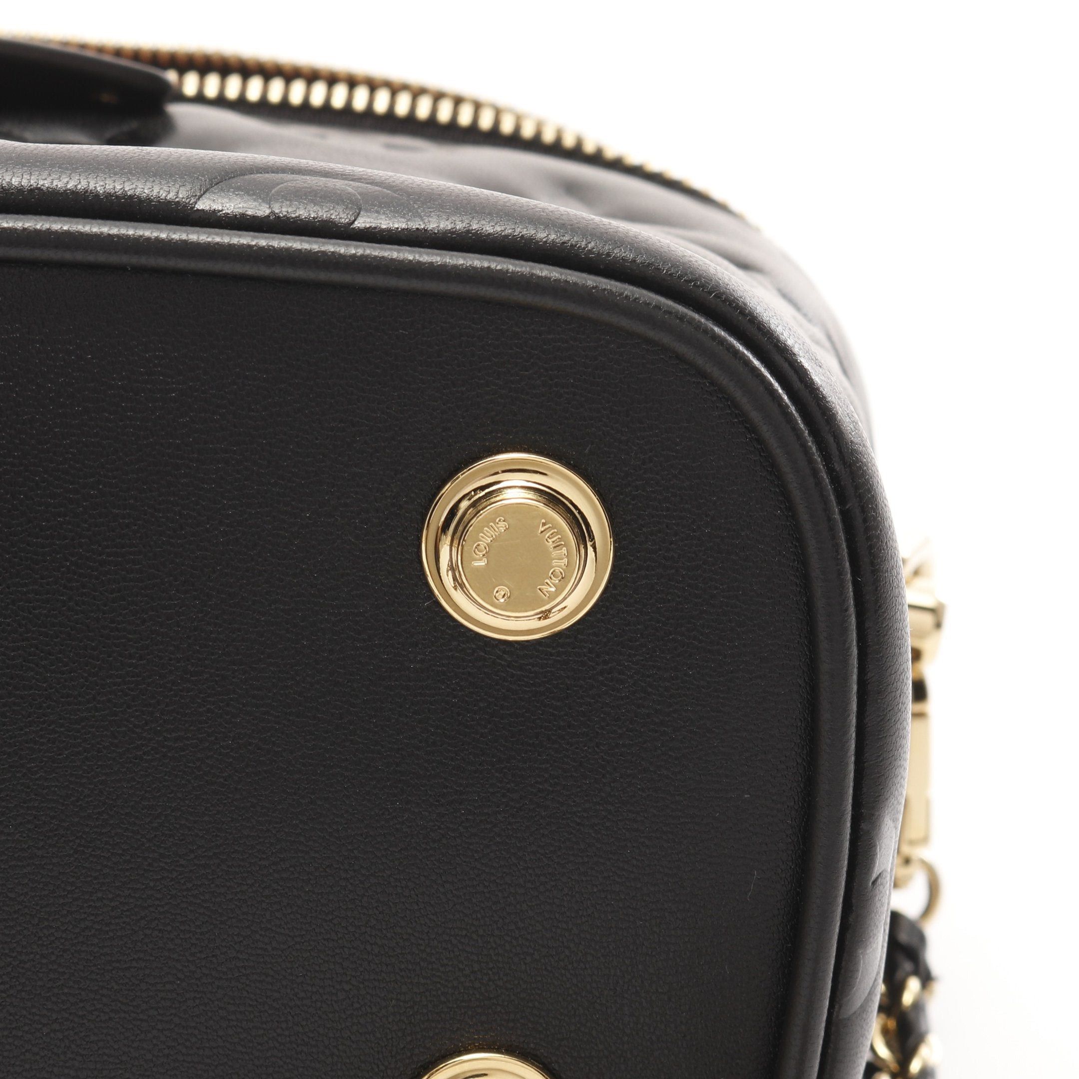Louis Vuitton Louis Vuitton Vanity Coussin Pm Monogram Noir Handbag Bag Lamb Leather Black Size ONE SIZE - 8 Thumbnail