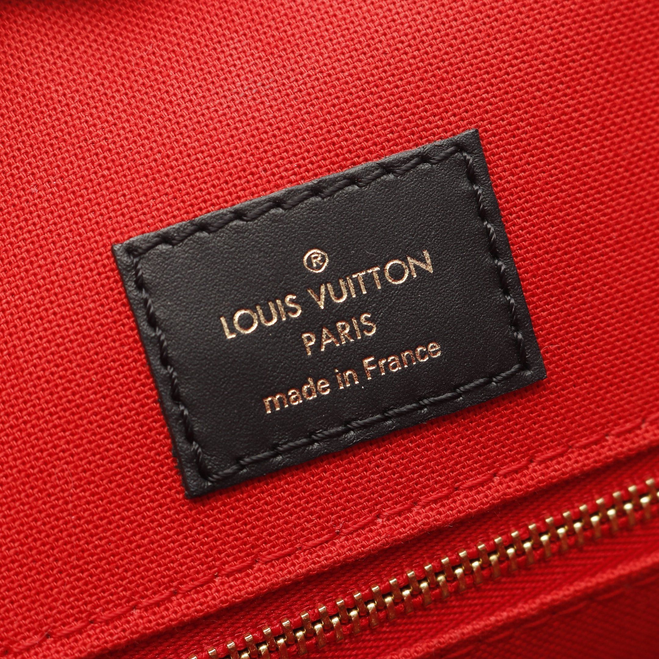 Louis Vuitton Louis Vuitton On-The-Go Gm Monogram Giant Reverse Shoulder Bag Leather Brown Light Size ONE SIZE - 4 Thumbnail