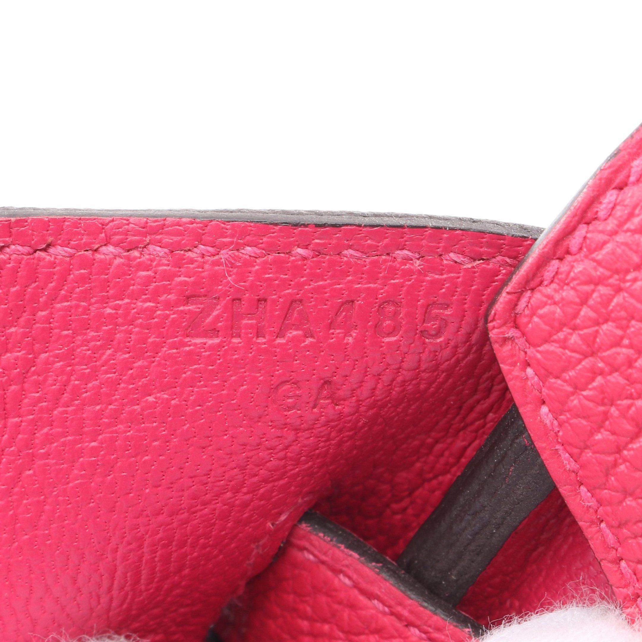 Hermes Hermes Birkin 30 Raspberries Handbag Togo Pink Purple Silver Hardware Z Stamp Size ONE SIZE - 5 Thumbnail