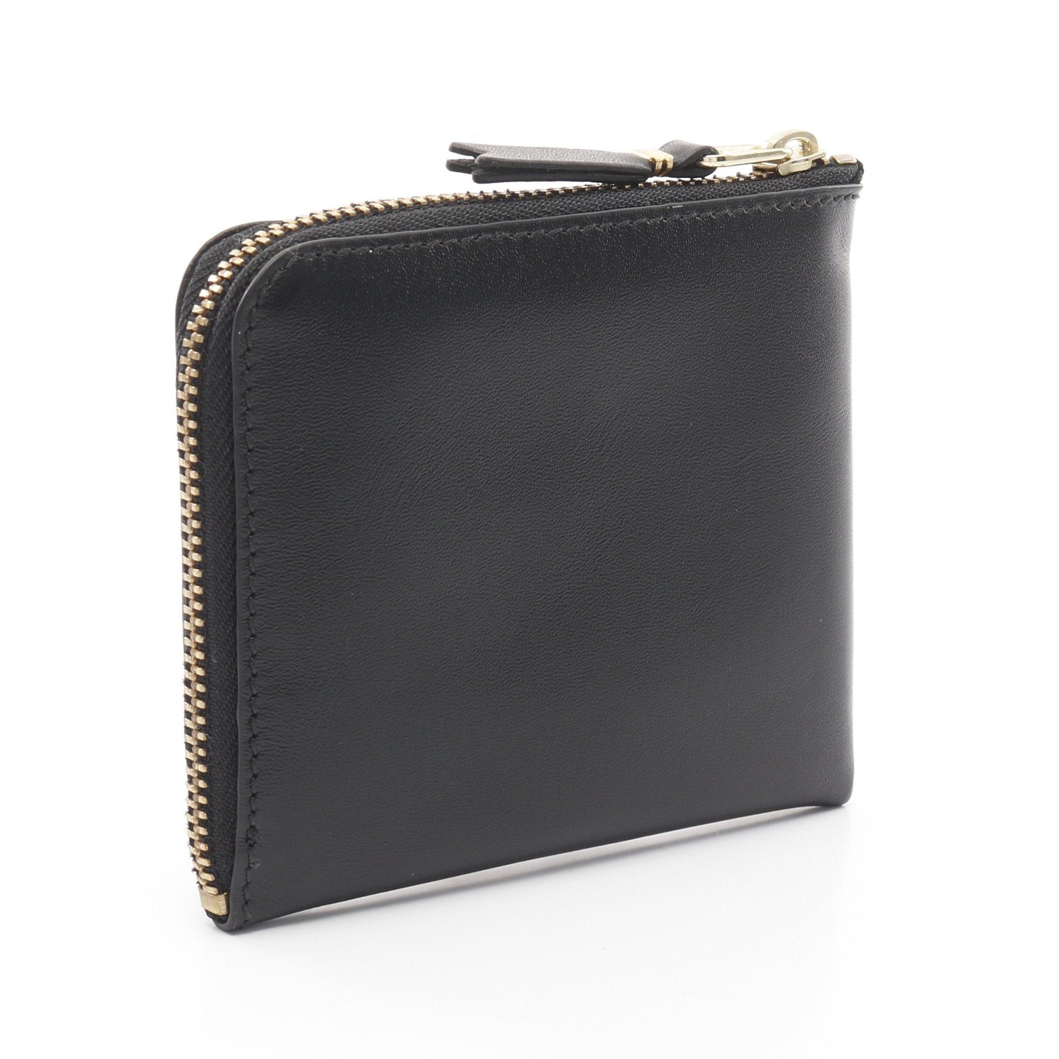 Comme des Garcons Comme Des Garcons Classic Plain Coin Purse Leather Black Size ONE SIZE - 2 Thumbnail